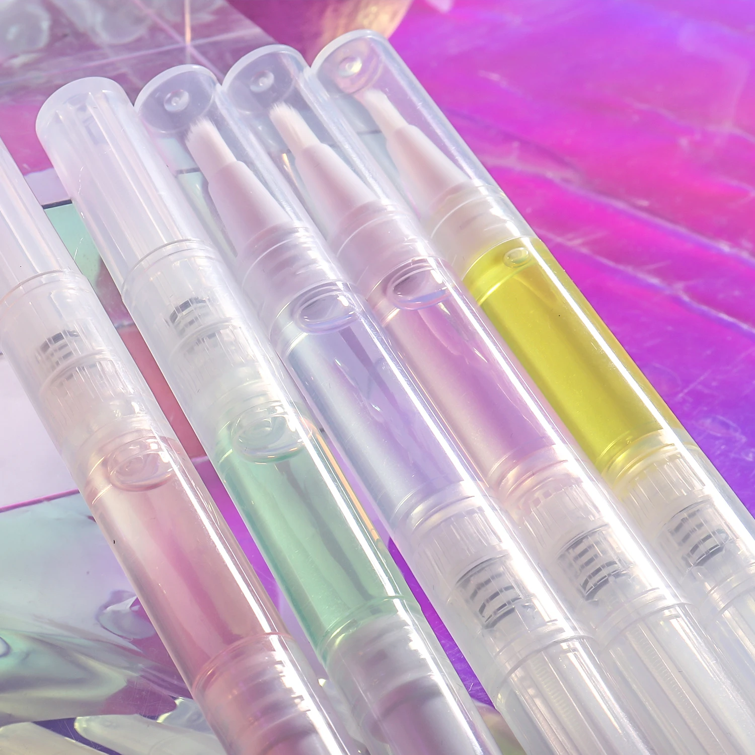 Wholesale high quality nail care tools rose flavor nature cuticle revitalizer oil pen 3ml nail art cuticle oil pen