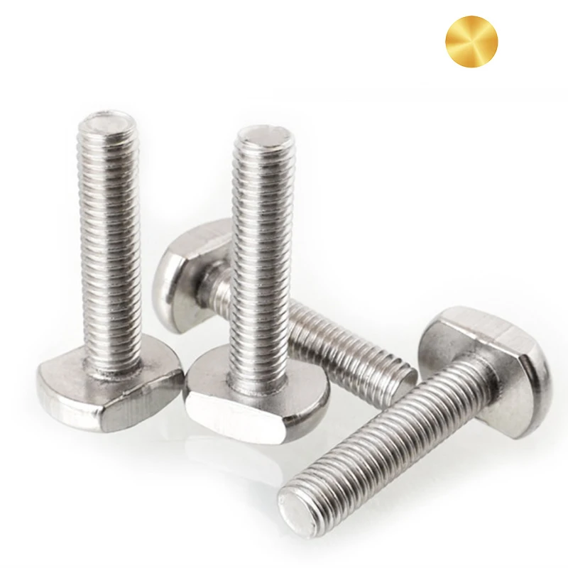 Stainless Steel 304/316 Din186 t bolt M6 hammer head t bolt