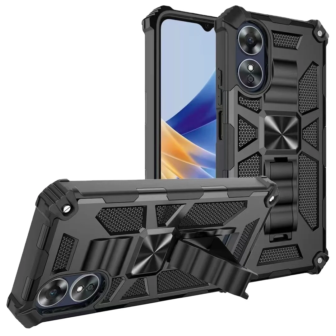 Manufacturer Direct Sales Magnetic Phone Case 2 In 1 Shockproof Strong Adsorption Car Mount Cell Phone Cover Case For Oppo