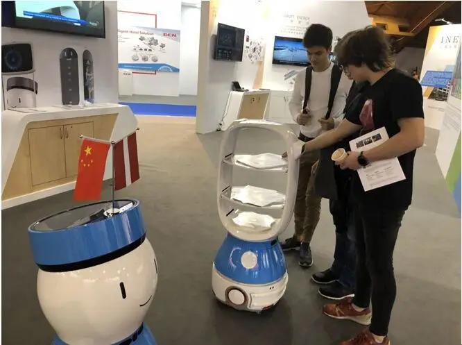 Горячая Распродажа найти дистрибьютора низкая цена mingren T1 Ресторан больница отель робот искусственный интеллект