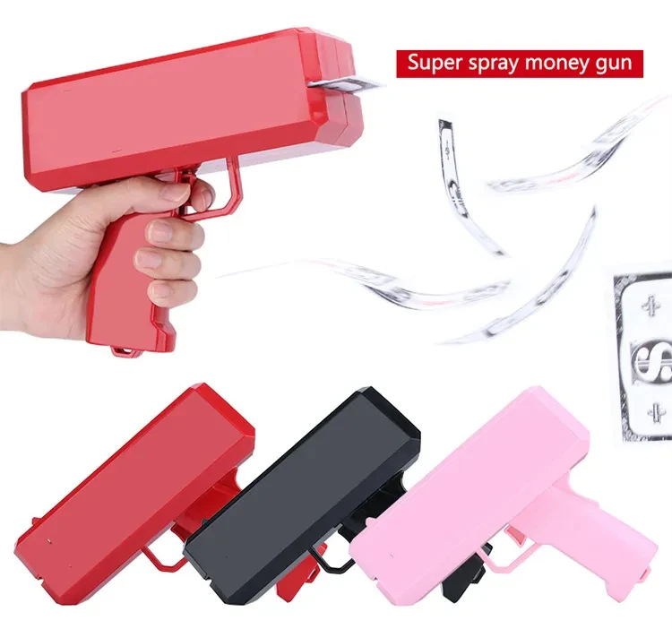 New Golden Cash Gun Money Spay Gun Money Gun Toy