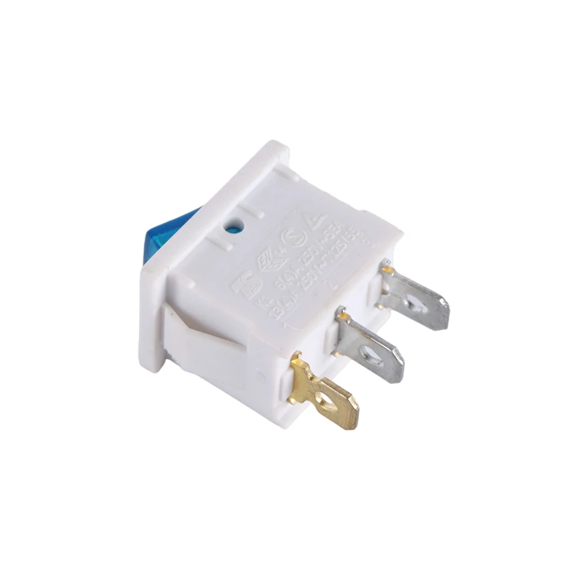 KCD1-101WB 8 pin rocker switch with light  t105 250v