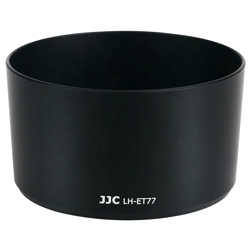 JJC  ET-77 lens hood for  Canon RF 85mm f/2 Macro IS STM Lens on Canon R5, R6, R, Rp, Ra, C70