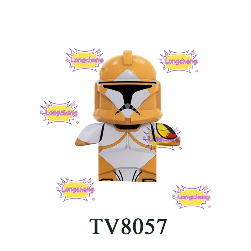 Popular TV Series Space War Trooper Spark Clone Trooper Purge Mace Windu Commander Blackout Mini Wars Building Block Toys