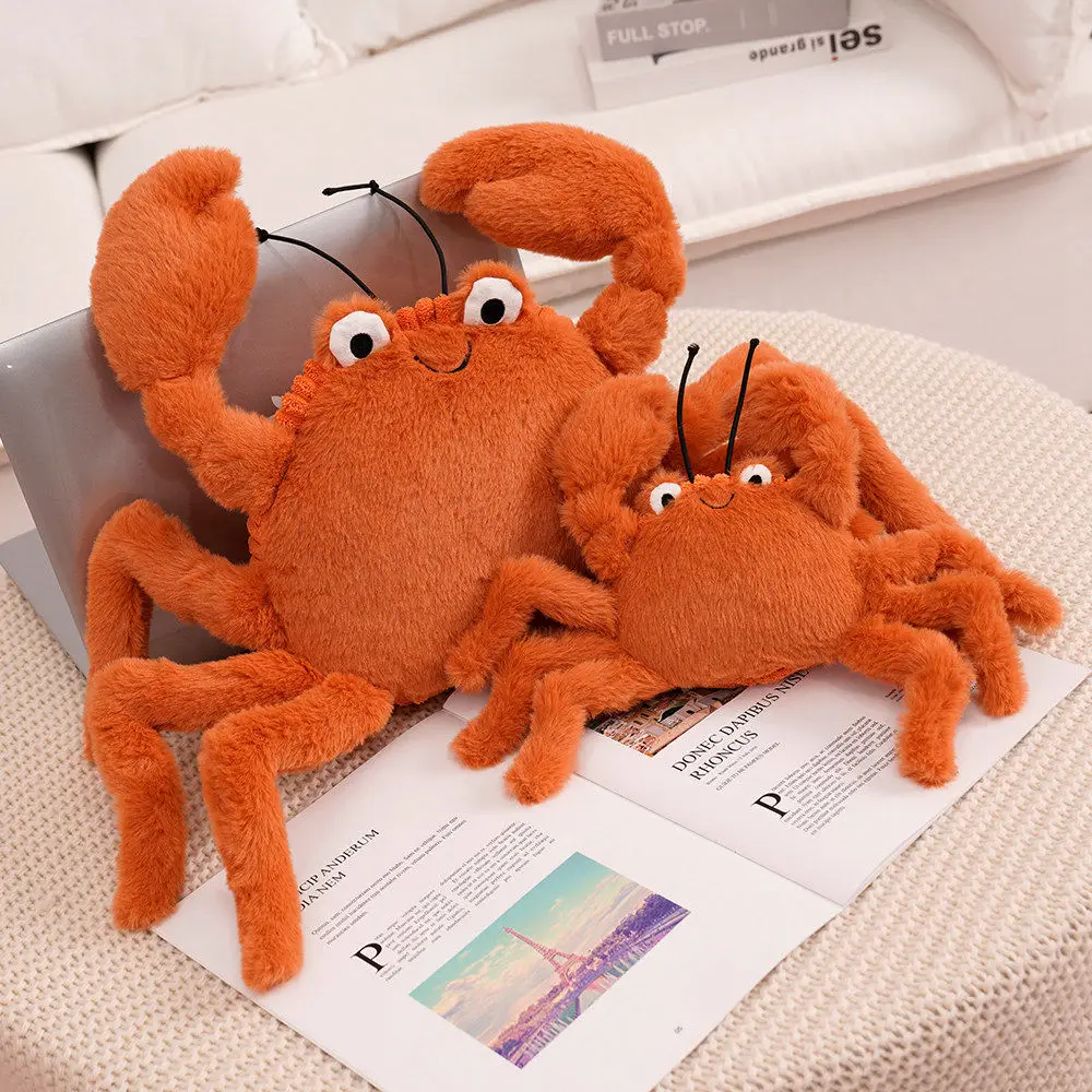 22Cm Free Sample Cute Bed Sleeping Pillow Stuffed Animal Plush Toy Lobster Crab Plush
