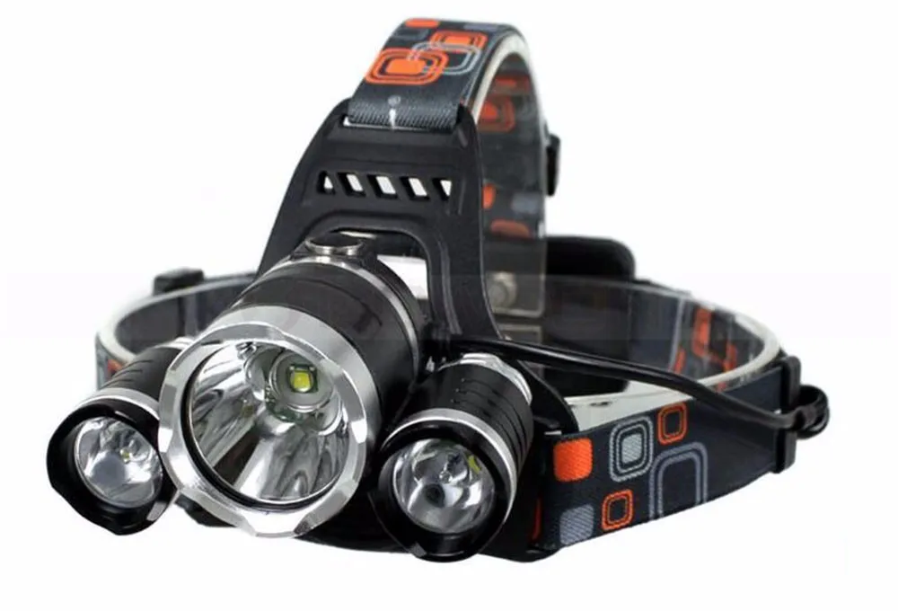 T6 LED Rechargeable Headlamp LED USB HeadLight