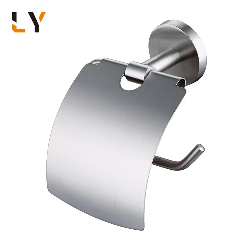 Wholesale Bathroom Accessories Stainless Steel Wall Mounted Roll Tissue Toilet Paper Holder