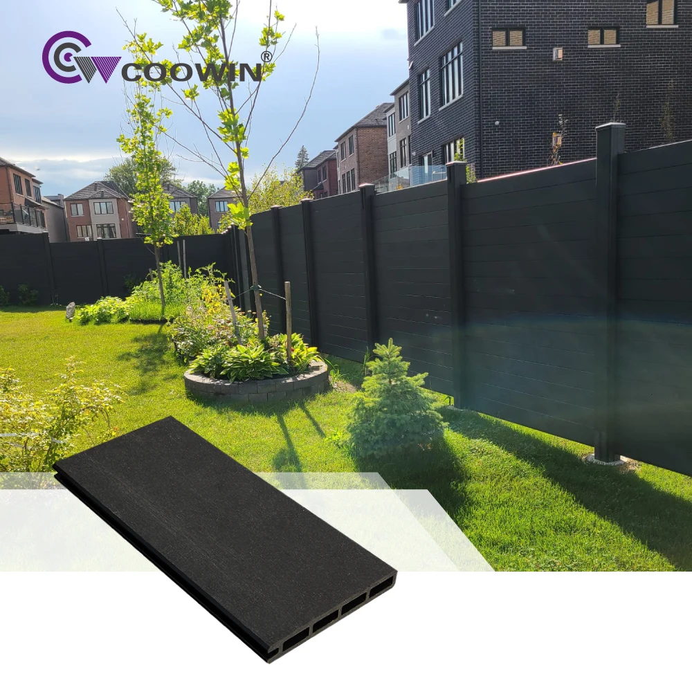 Водонепроницаемый синий серый шлифовальный забор из композитных панелей ограждение