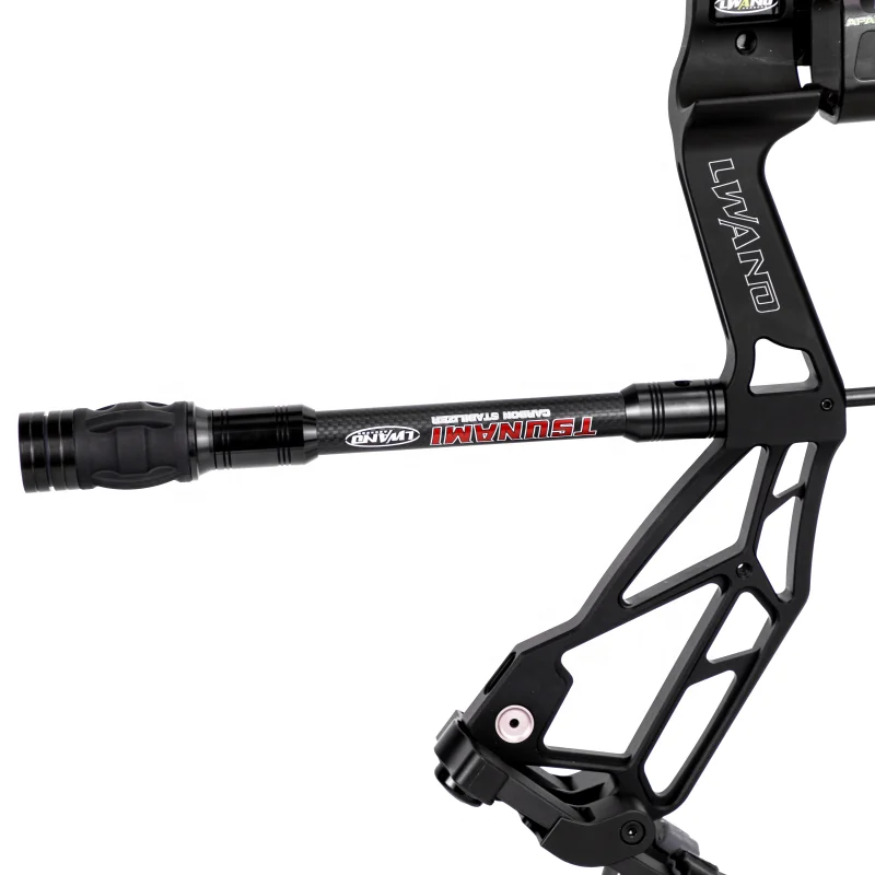 High Quality Portable Shooting Absorber Long Pole 8 Inch Hunting Archery  Compound Bow Stabilizer