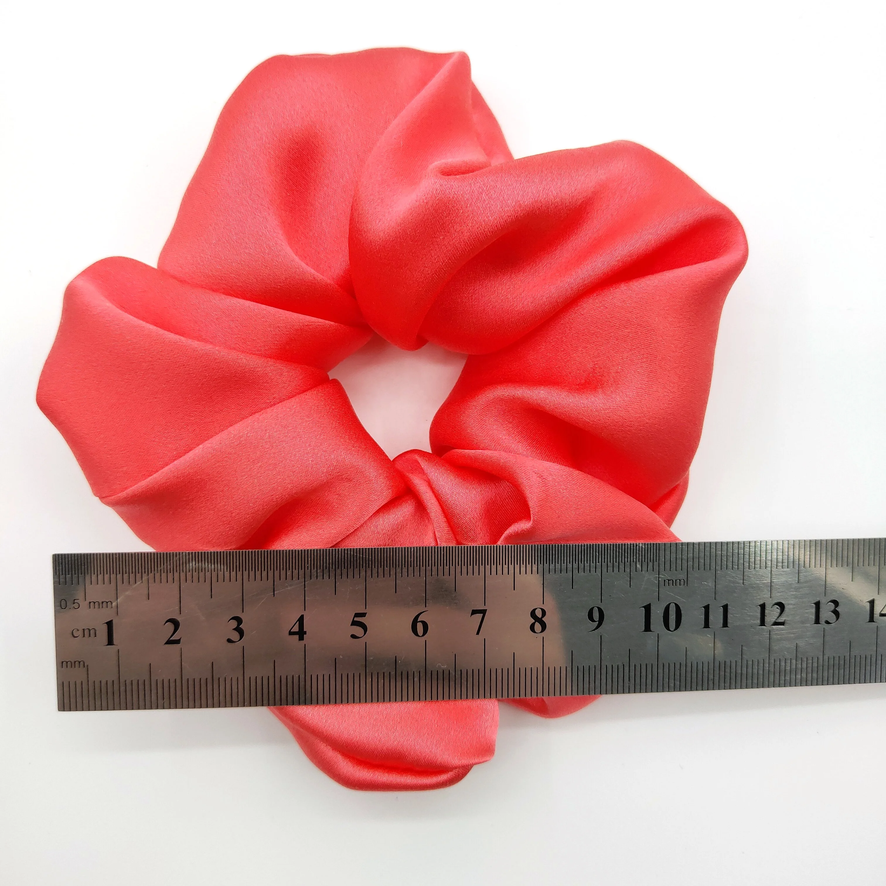 Silk Scrunchies Hair Ties Novelty Silk Satin 100% Pure Silk Fabric Satin Scrunchie