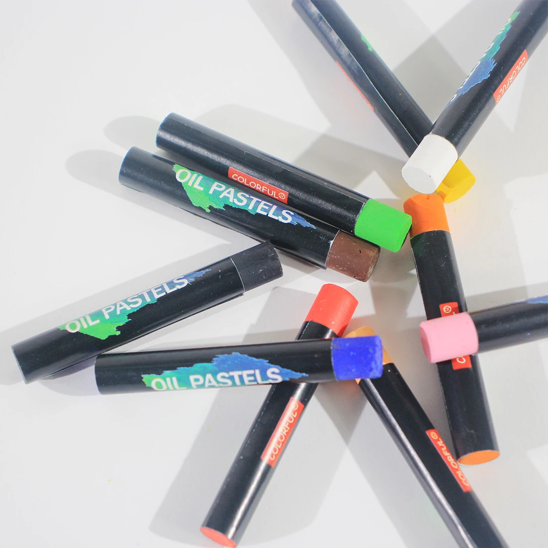 Colorful brand back to school B2S Oil pastel set colours of 12