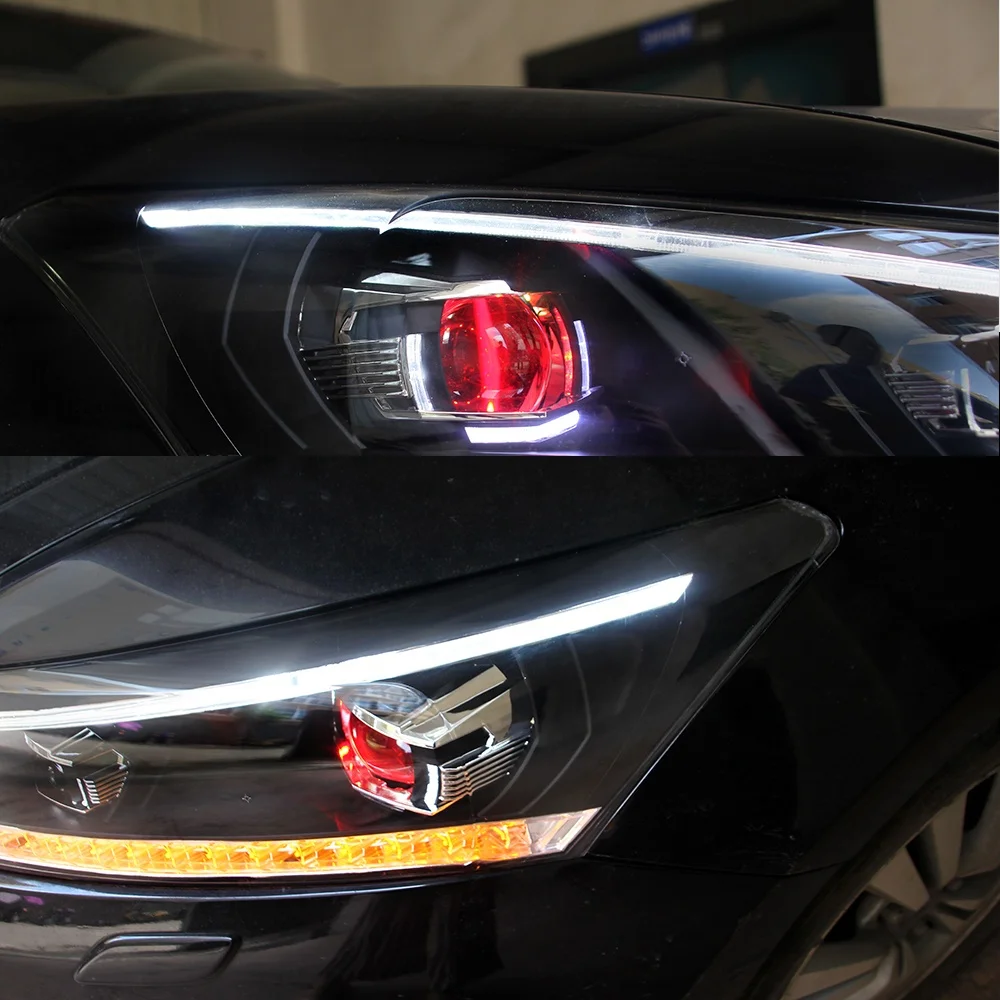 Vland manufacturer headlight for 2008-2013 demon eye LED head lamp for HONDA ACCORD