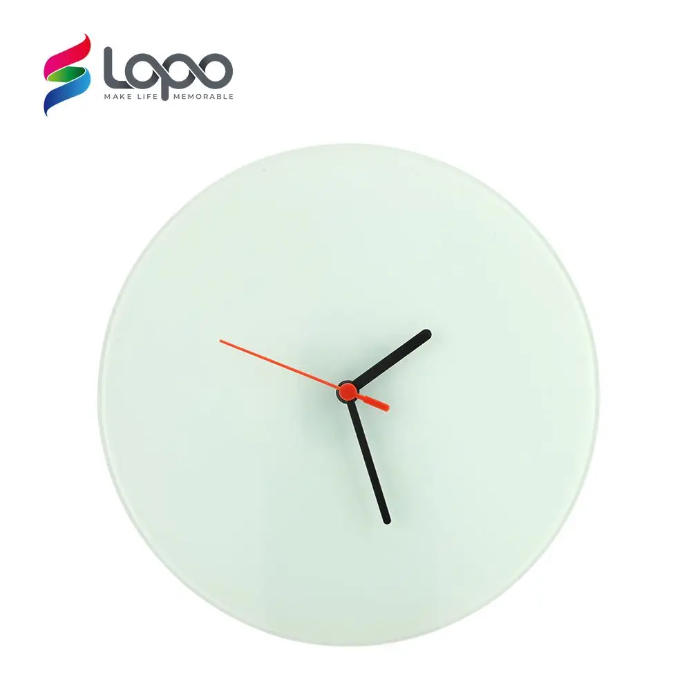 UK Warehouse Sublimation Decorative MDF Large Wall Clock for Living Room Diameter 30 cm