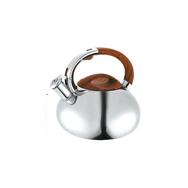Чайный чайник со свистком, профессиональный чайник из нержавеющей стали для воды, для кемпинга, всесезонный, капсула для кипячения, поддержка серебра