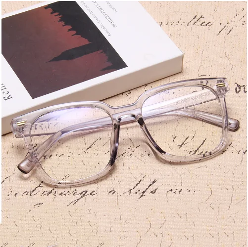 18017 Promotional Trendy Designer Women Men Oversized Optical Frames Anti-blue Blue Light Blocking Glasses