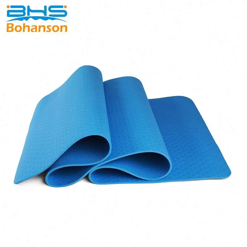 2024 Exercise Eco friendly Custom Made TPE Yoga Mats with Logo Printed