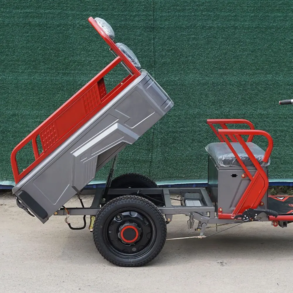 Cargo scooter 650w electric three wheeled tricycle heavy delivery mountain climbing with 1.1M electric vehicle delivery box