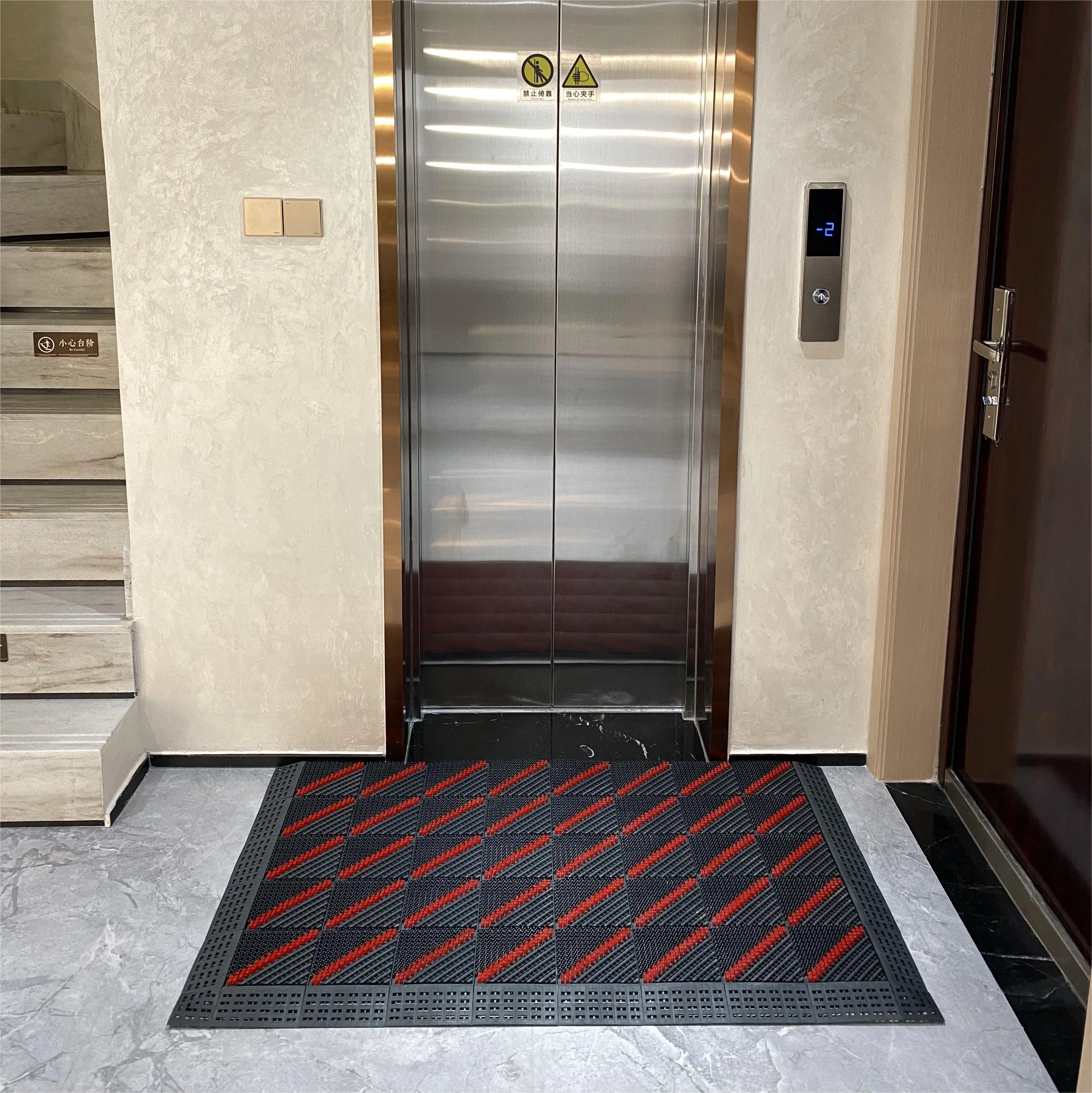 Outdoor Mat Good Quality Dust Floor Mats Three-in-one Mat Custom Door