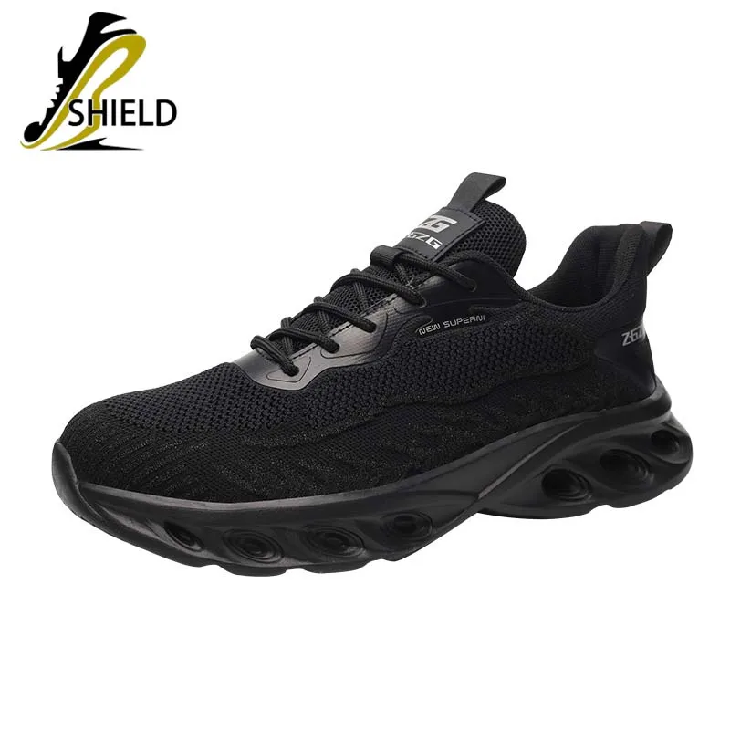 anti-impact anti-puncture lightweight safety shoes boots for men and women steel toe shoes