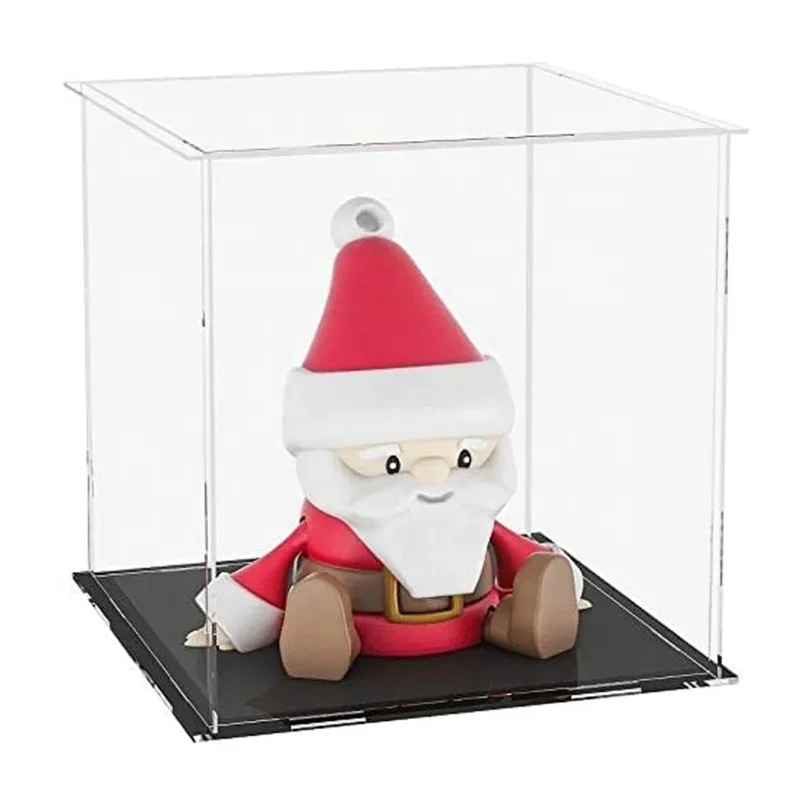 Good quality high demand durable customized apex tobacco shop white clear acrylic display pyramid loose stone box