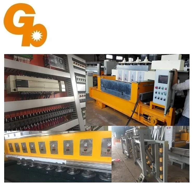 Auto Granite Slab Polishing Line Stone Grinding Machine
