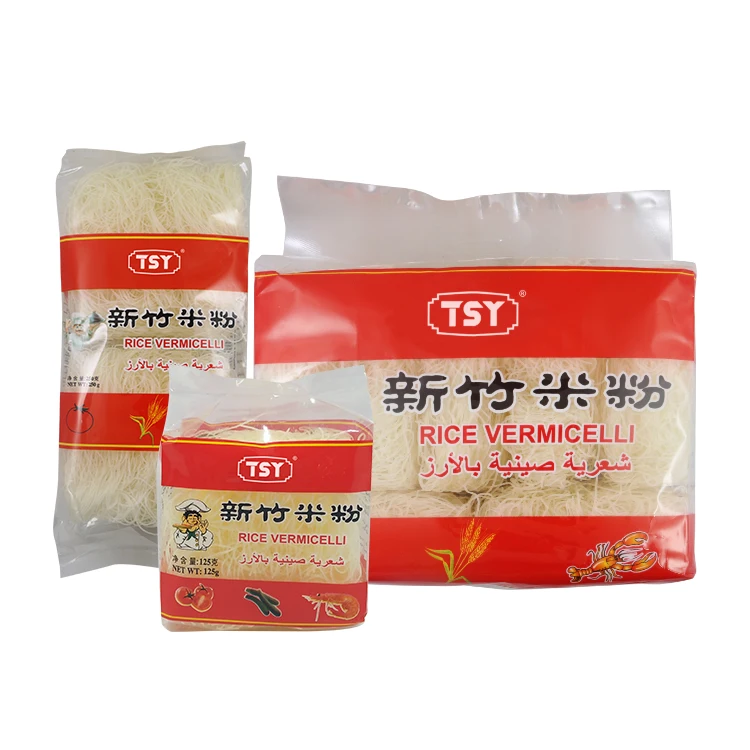 TSY Food Glass Noodles Factory Gluten Free Authentic Supply 125G 250G 460G Instant Dried Rice Vermicelli for All Diet