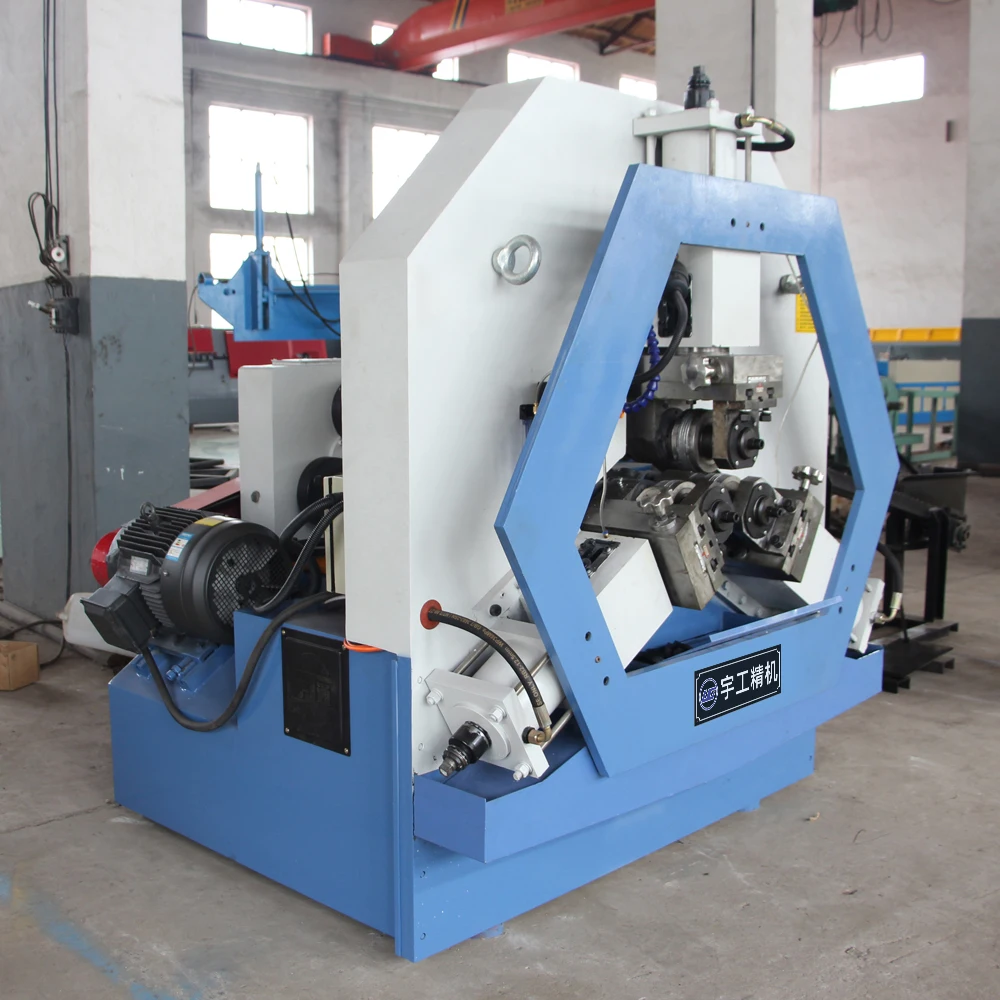 ZC28-6.3 variable speed manual pipe flat die thread rotary rolling machine