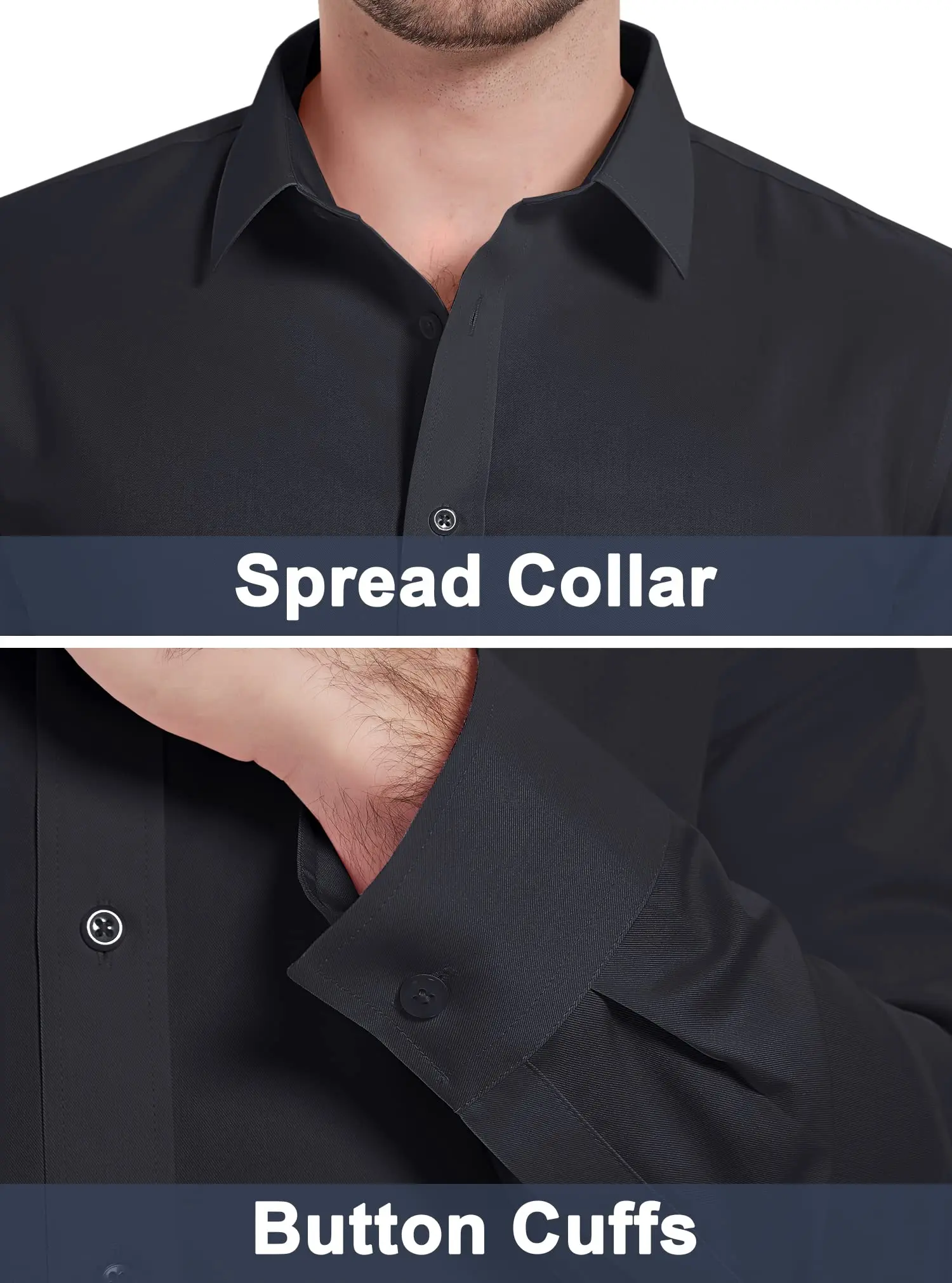 OEM ODM Designed Men Dress Shirt Long Sleeve High Quality Business Formal Dress Shirts