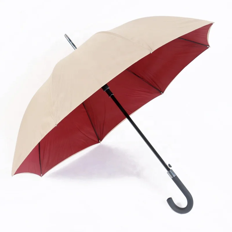 23 Inches Anti-Wind Double Fabric Auto Open Straight Umbrella with Custom Logo