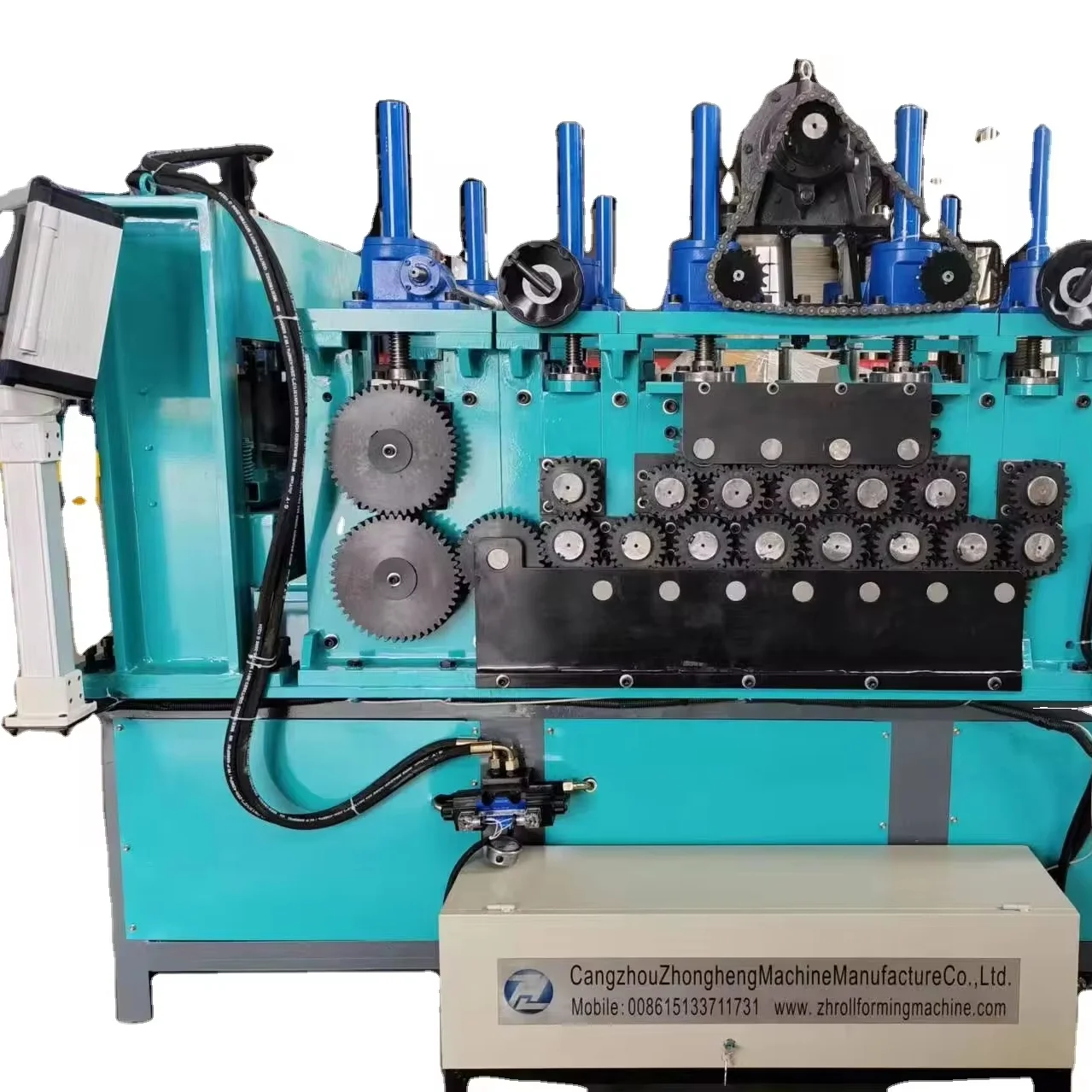 Metal sheet coil leveling machine 650mm wide tile leveling machine