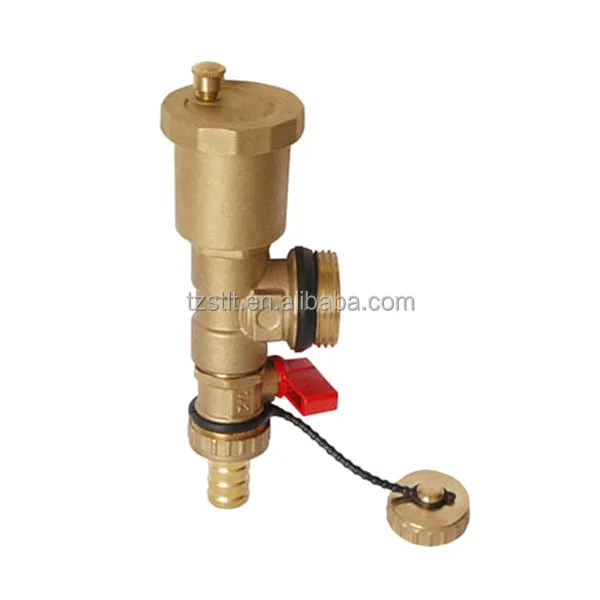 1/2 inch Brass Exhaust Valve for Solar Water Heater Pressure Relief Valves