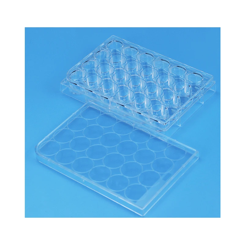 disposable lab 24 well plate plastic sterile TC treated cell culture plate tissue culture plate