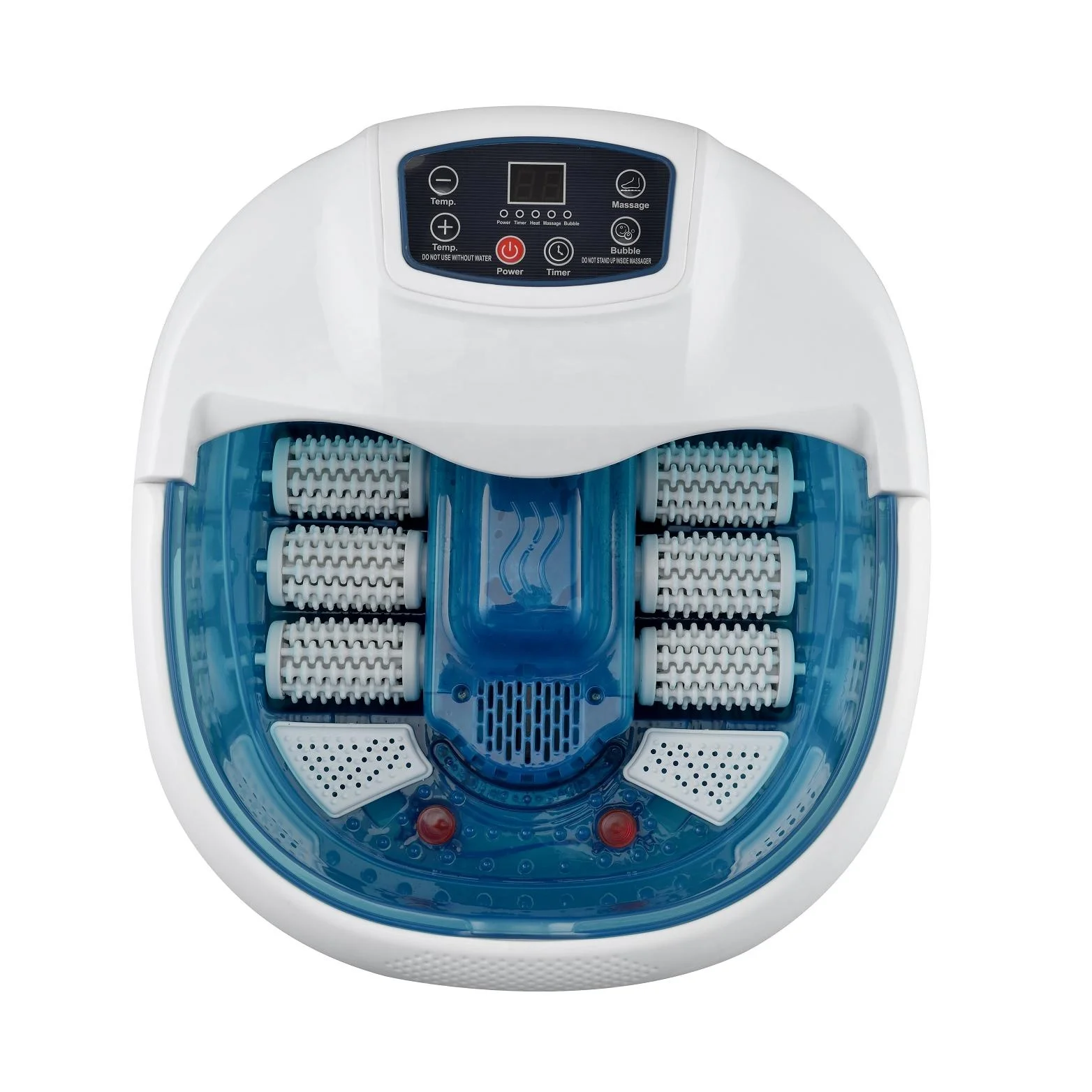 
Foot spa massager with electric-driven massage roller, model SS-616A 