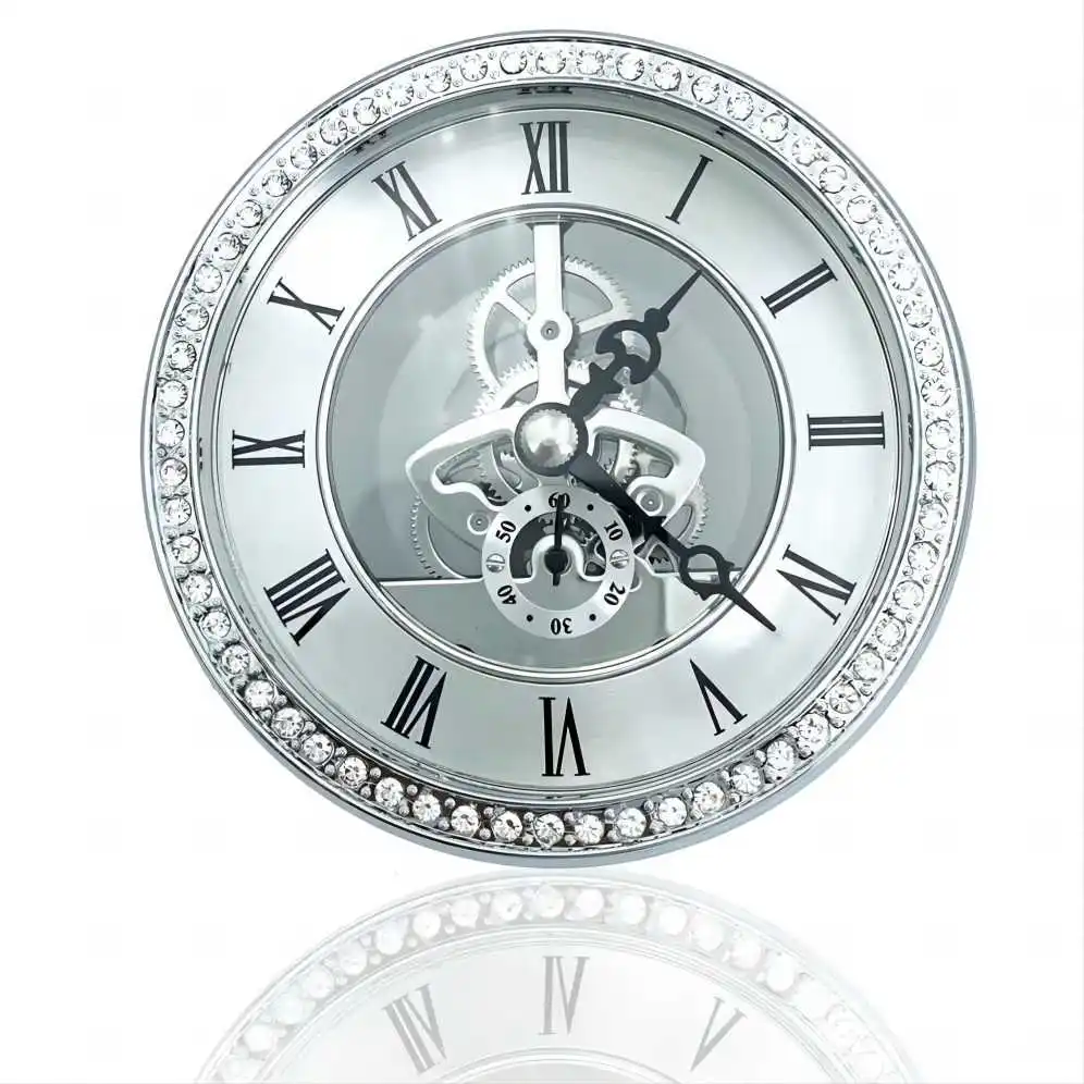 Wholesale  clock kit skeleton clock  insert Metal Metal Crafts  Skeleton  Clock Inserts