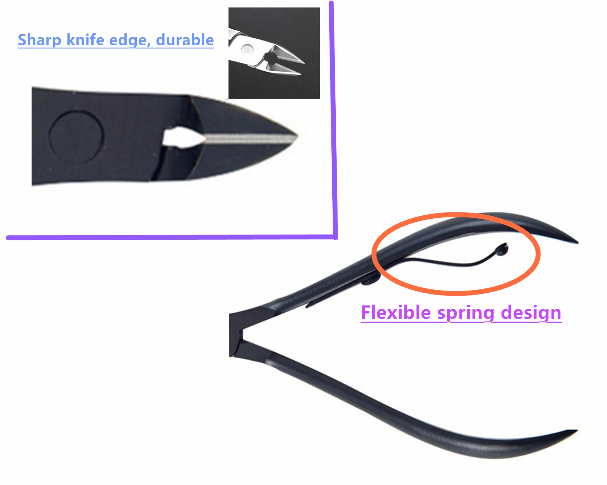 Super Value Price Professional Toe Nail Cuticle Scissors Nail Manicure Tool