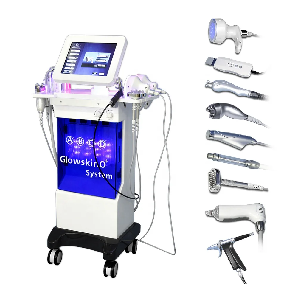 11 In 1 Hydra Water Diamond Dermabrasion Rf Bio Lifting Facial Machine/Hydro Aqua Facial Machine Beauty Salon Equipment