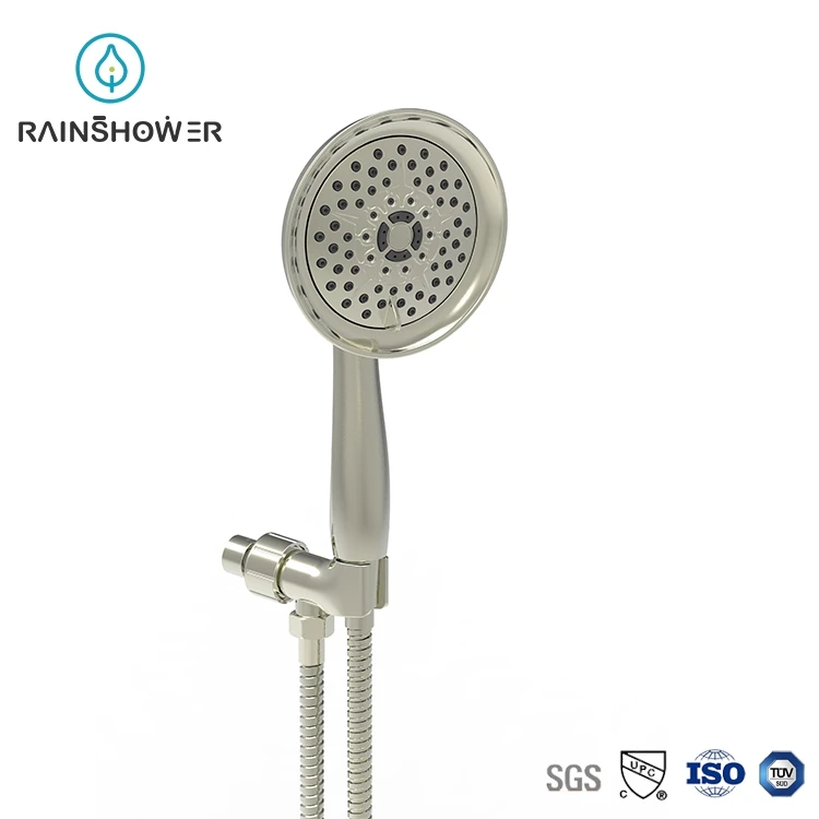 Rainshower water saving Watermark ABS Plastic 6 functions big head abs hand shower head