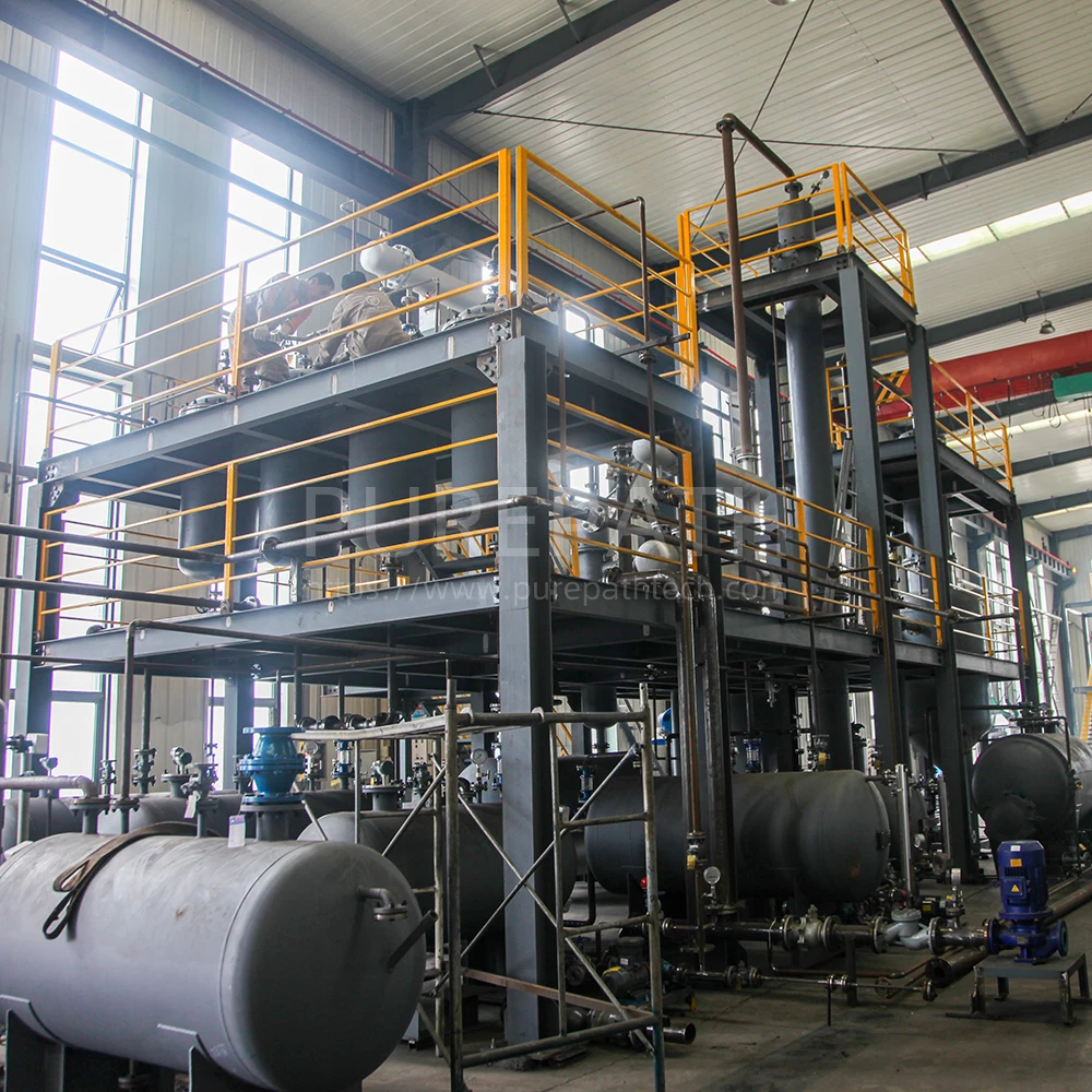 Unique Design with Power Saving Used Motor Oil to diesel Yrolysis Plant