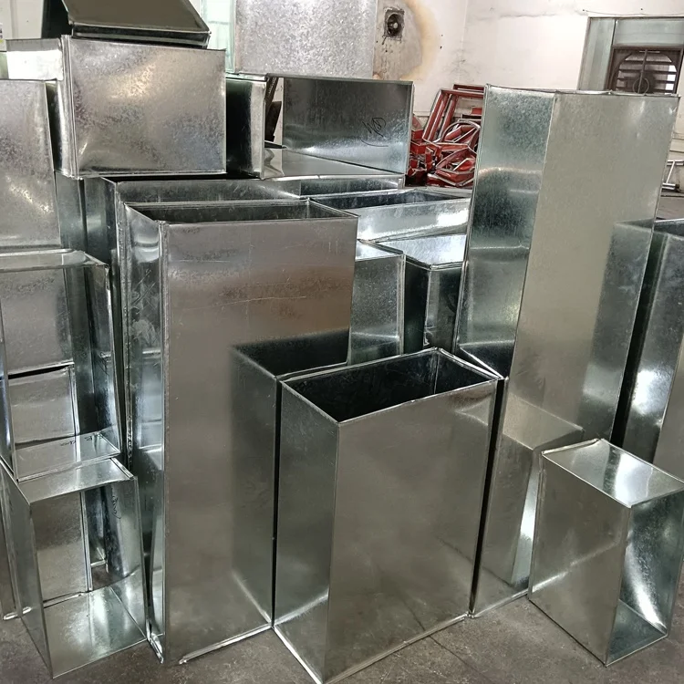 Rectangular Duct Pipe  HVAC Duct for Air Condition Air Ventilation