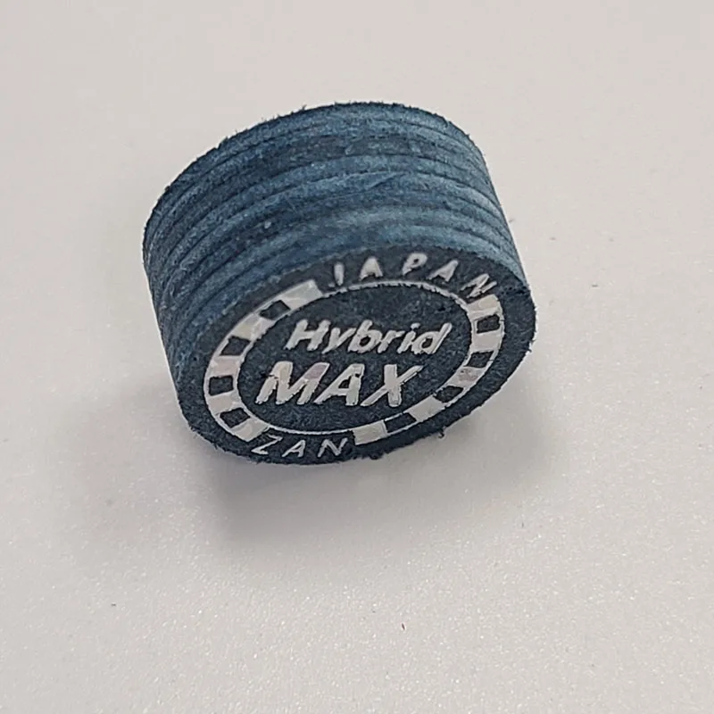 14mm dark blue Pool cue tips 8layers imported pigskin leather Billiard stick  tips in S/M/H Billiard accessories