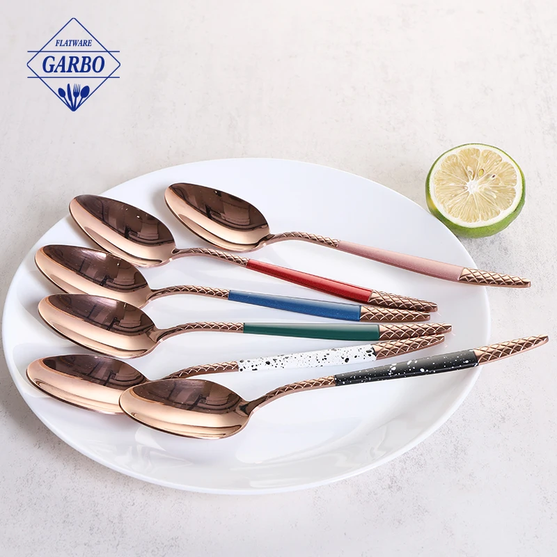 304 Stainless Steel Latte Spoon Long Handle Soup Spoons Ideal for Coffee Cafe Latte Cocktail Milkshake Cold Drink