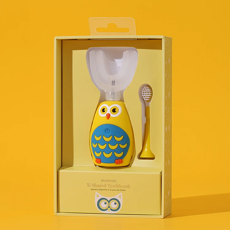 
 USB Charger U Shaped Rechargeable Teeth Whitening Electric Toothbrush For Kids  