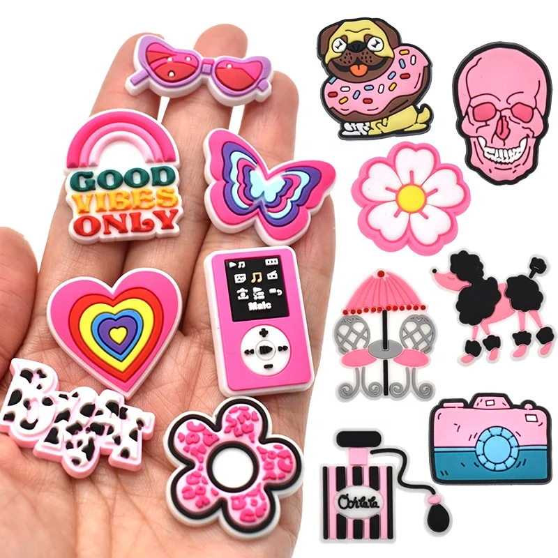 2024 New Products Sea Animals Australian pvc Charm Surfboard pvc Charms Hawaii Sunflower Flower shoe Charms