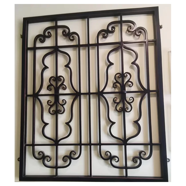 Новейший Декор для дома Европейский общий дизайн кованая оконная решетка