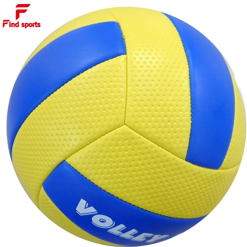 
yellow and blue light weight youth professional volleyball 