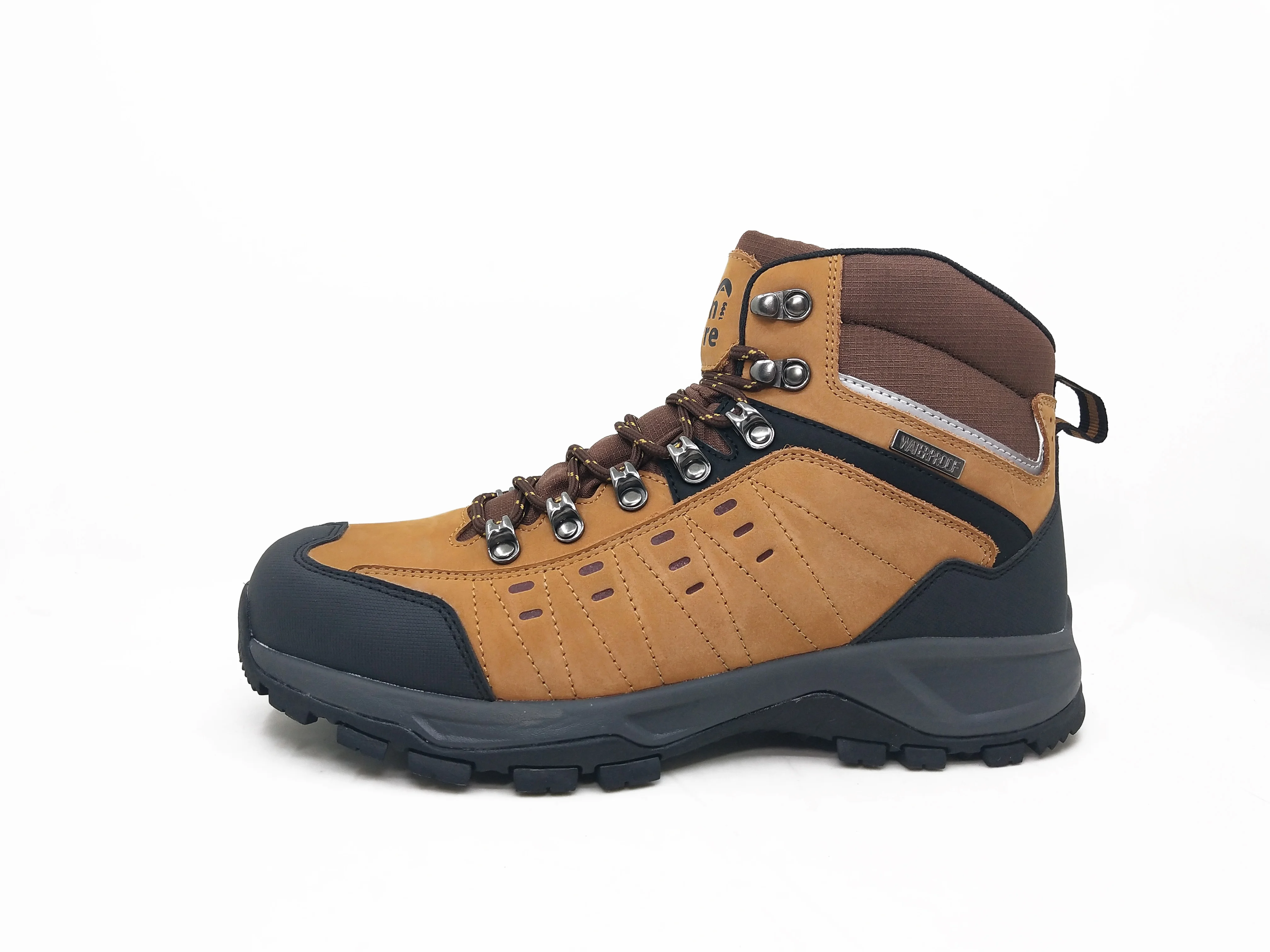 Mens Mountain Climbing Boots Waterproof Hiking Shoes Cotton Fabric Poly Bag Woodland Shoes Wood Land Safety Shoes for Men 1000