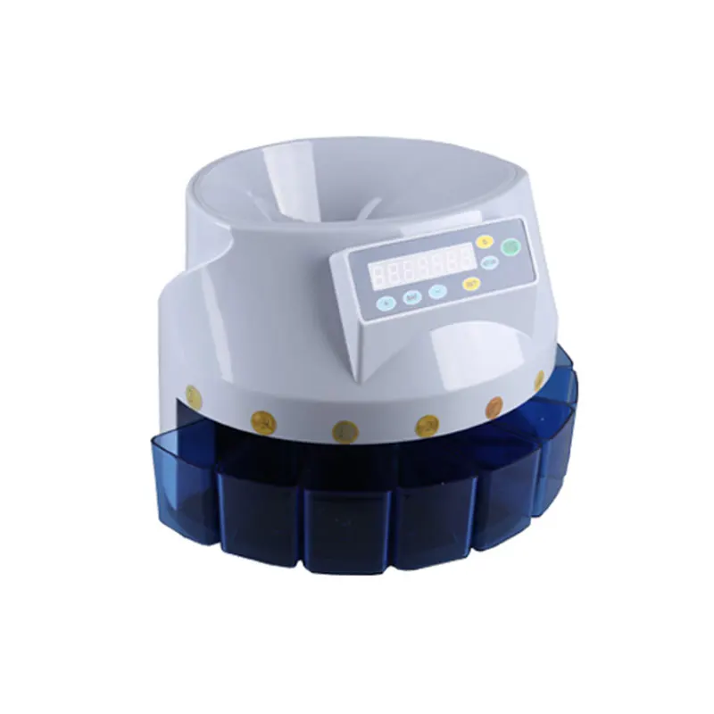 CS-5507-2 Euro Coin Counter Sorter LED Display for Easy Viewing  Industrial coin counting machine coin money counter
