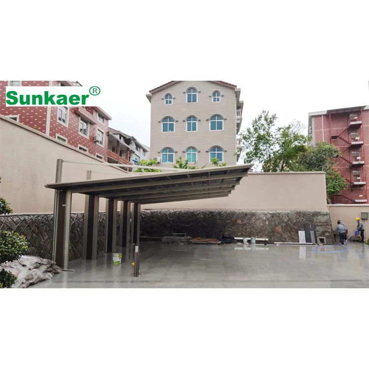 New design car parking shed Aluminium Single Carport Polycarbonate Canopy Roof canopy for car garage awning