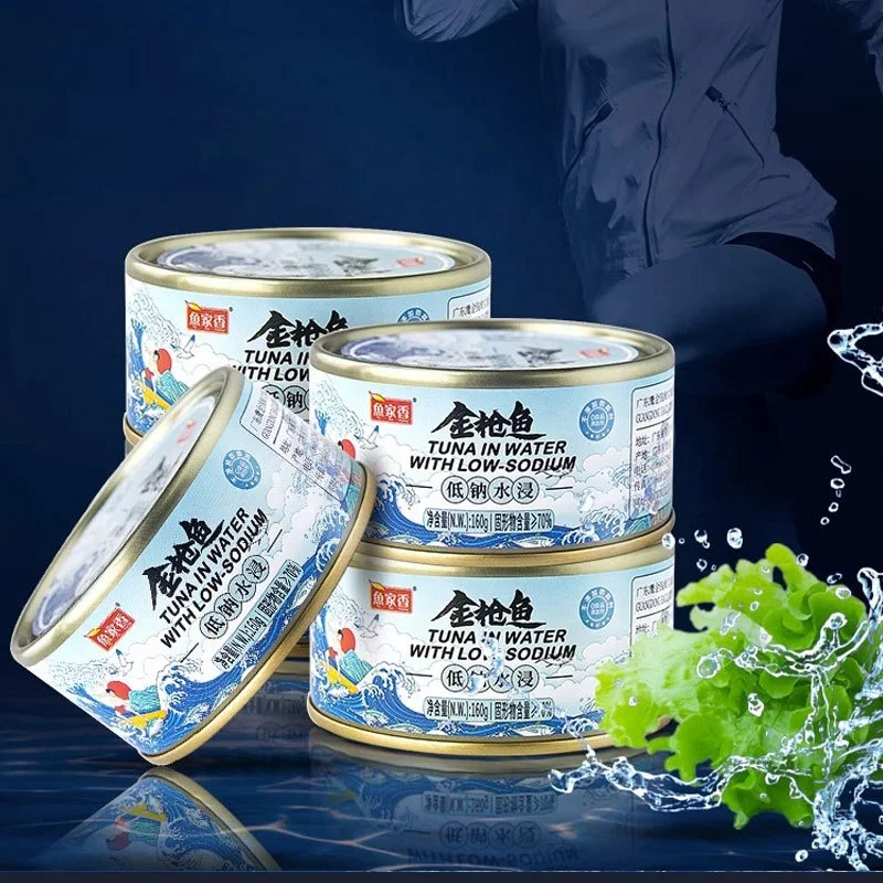 Консервированные морепродукты консервированный тунец в воде с низким содержанием натрия быстрого приготовления рыбный корм для салата сэндвич