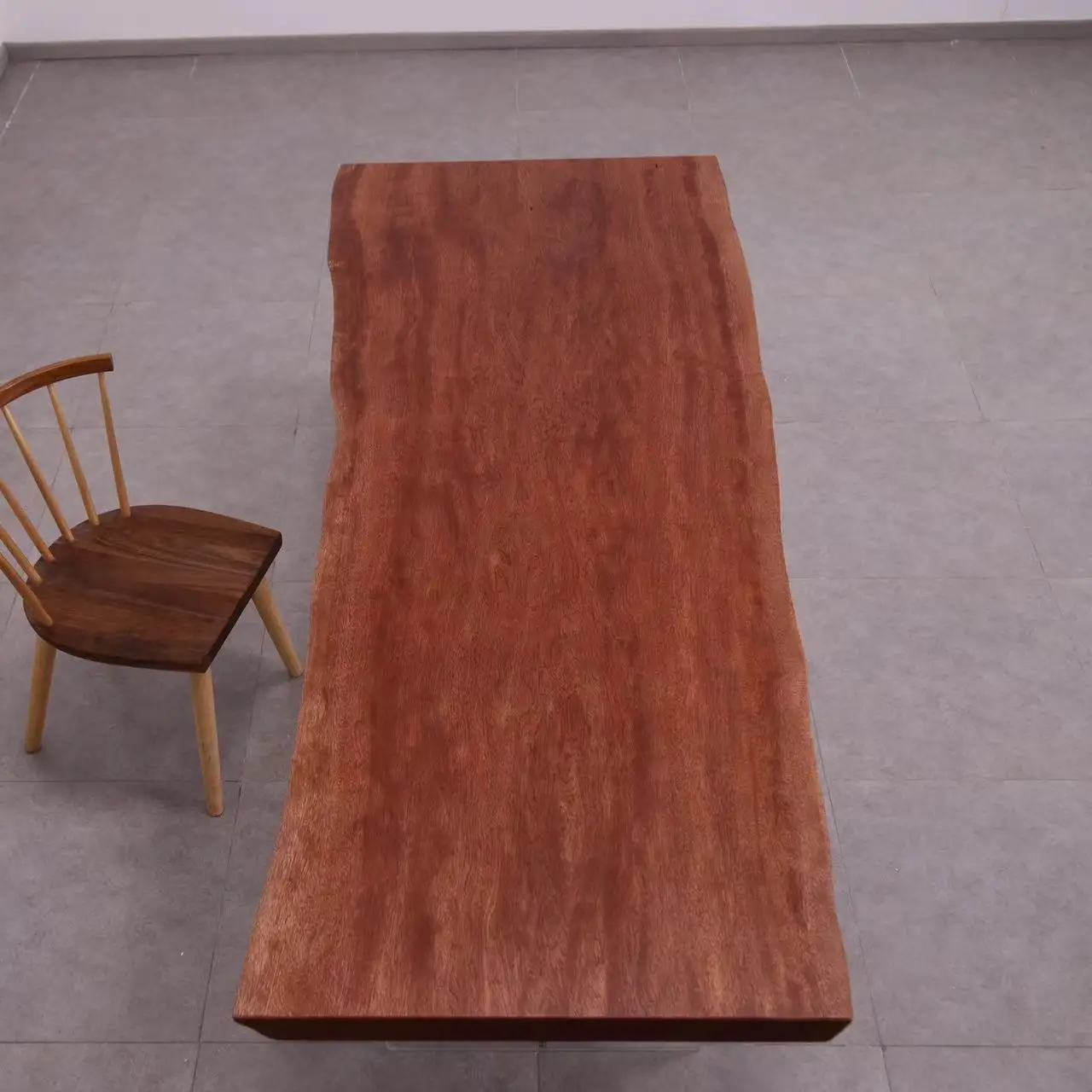 Kiln-dried Bintangor Wood Slab Live Edge Table Top Coffee Tables For Dining Room Furniture